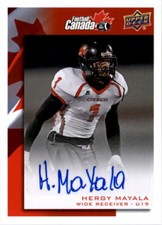 2014 Upper Deck USA Football Team Canada Autographs #C43 Hergy Mayala Auto