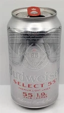 Craft Beer Can Anheuser Busch Brewing Company Budweiser Select 55 Premium Lager