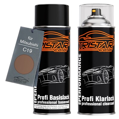Autolack Spraydosen Set für Mitsubishi C19 Dakar Sand Medium Brown