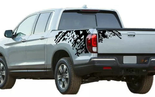 Graphics Mud Splash Sticker Kit For Honda Ridgeline Pickup Trunk Rear Side Decal - Bild 2 von 10