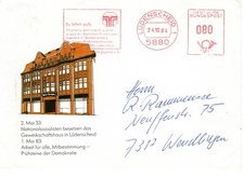 Freistempler L&uuml;denscheid 1984 Gewerkschaftshaus