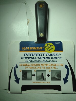 Warner Manufacturing 10832 Perfect Pass, Drywall Taping Knife 1-Pack, 