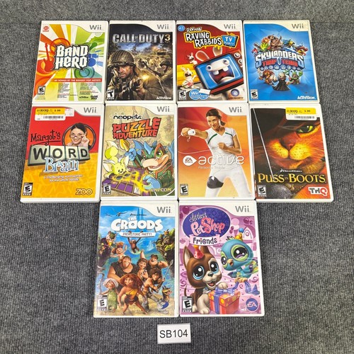 Lotto 20 videogiochi Angry Birds Trilogy Goldeneye 007 Nickelodeon Fit Nintendo Wii - Foto 4 di 8