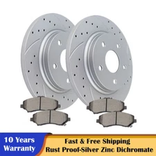 12" (305mm) REAR Brake Rotors and Brakes Pads for Chrysler Town Country Journey