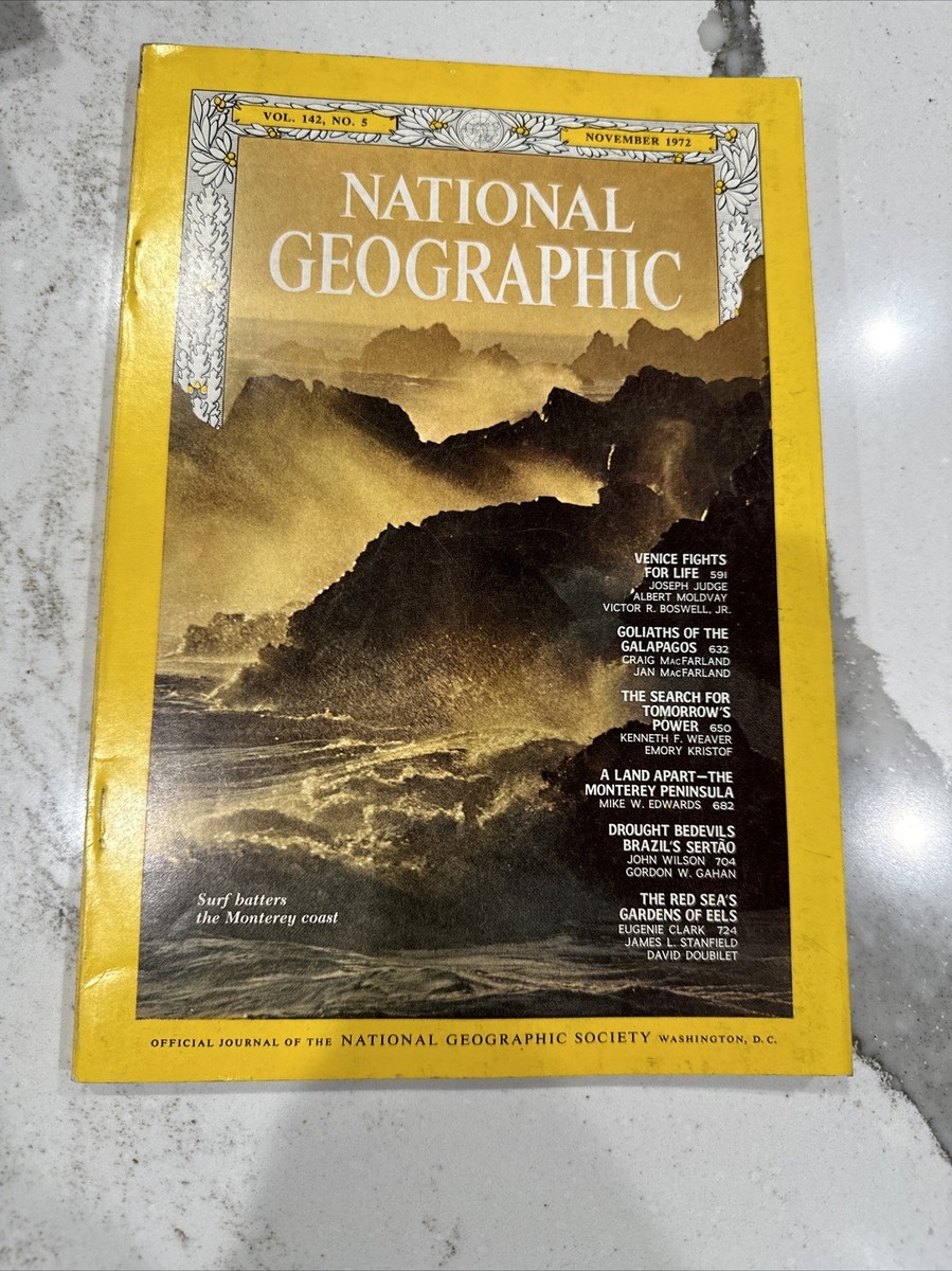 1972 National Geographic Magazine 12-issues Including