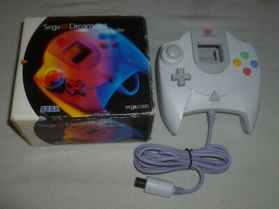 BOXED SEGA DREAMCAST OFFICIAL CONTROLLER GREY VINTAGE CONTROL PAD