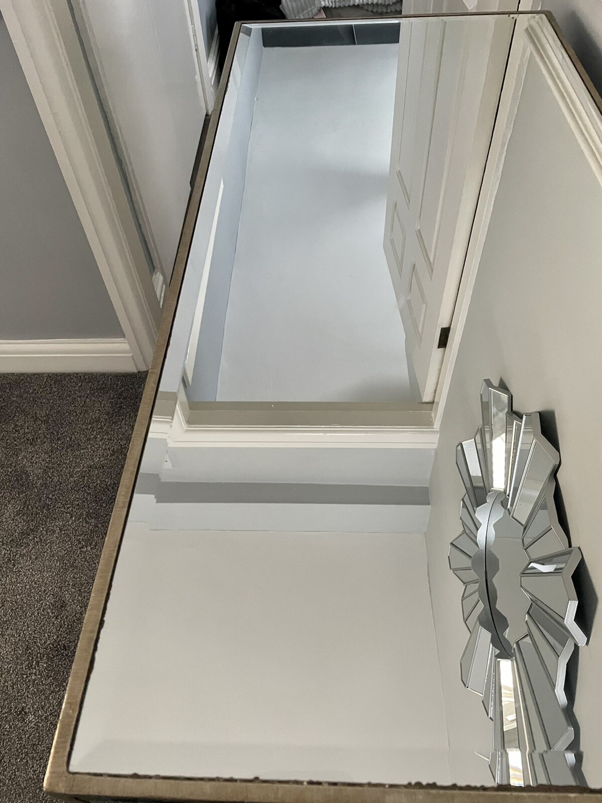 mirrored sideboard eBay