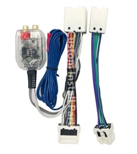 Factory Radio Add A Amp Sub Converter Bass Inline Plug & Play Harness Interface