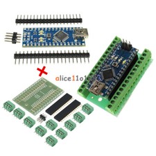 Nano V3.0 5V Micro-controller CH340G Terminal Adapter Sheild Board for Arduino