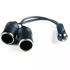 Dual Car Cigarette Lighter Splitter Charger Power Socket Adapter 12v Auto Outlet
