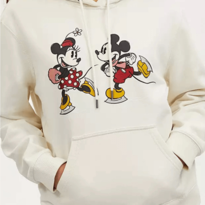 NWT Disney X Coach Ice Skate Motif Hoodie size XS | eBay