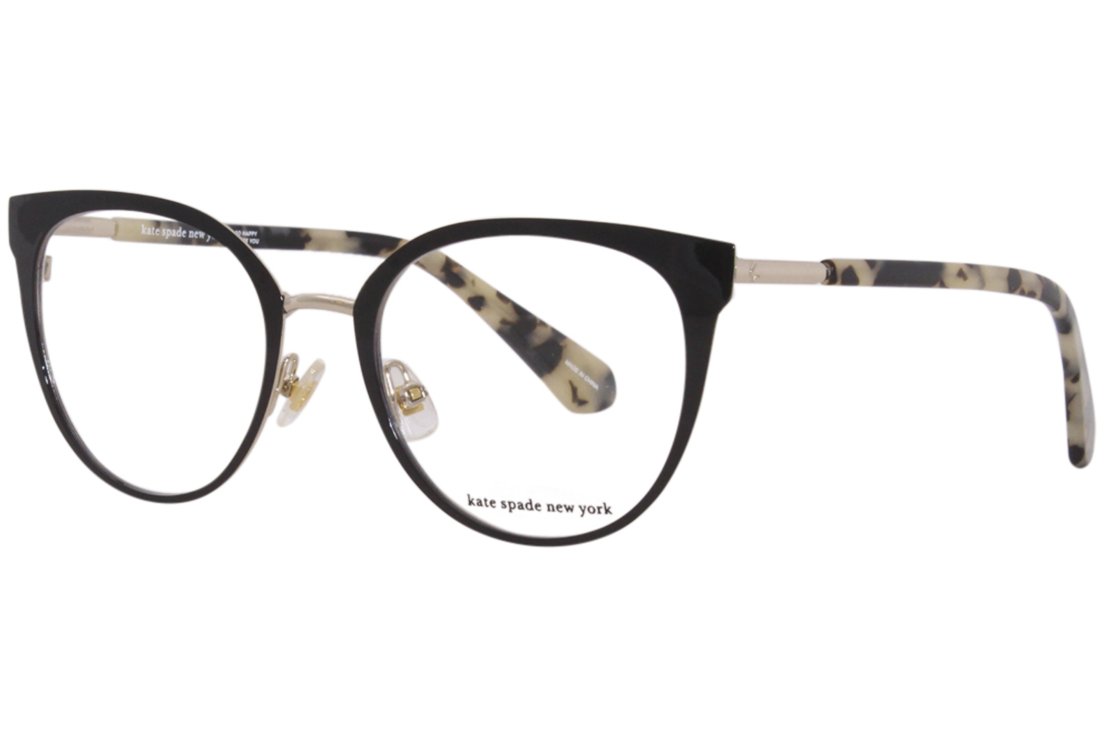 Kate Spade Dariela 807 Eyeglasses Frame Womens Black Full Rim Cat Eye 51mm 21090₽