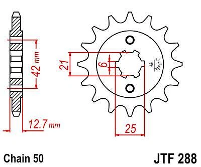 Kit de piñón delantero y trasero para HONDA CB550 F1,F2,K1,K2,K3-4 cilindros 75-80 Foto 4 de 4