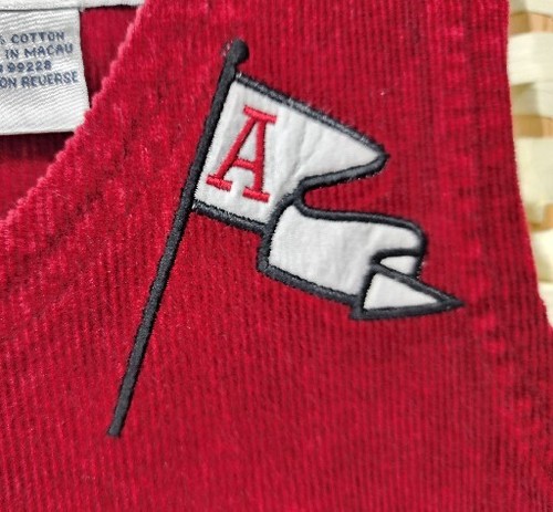 Vintage University Of Alabama Corduroy Dress Size S Castles Sport - Picture 9 of 12