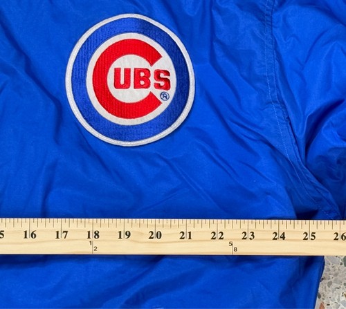 Columbia MLB Chicago Cubs Rare Vtg Reversible Bomber Jacket Size Large - Picture 7 of 15