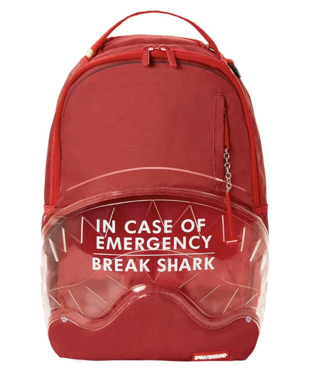 HEAVY METAL SHARK RED BACKPACK (DLXV)