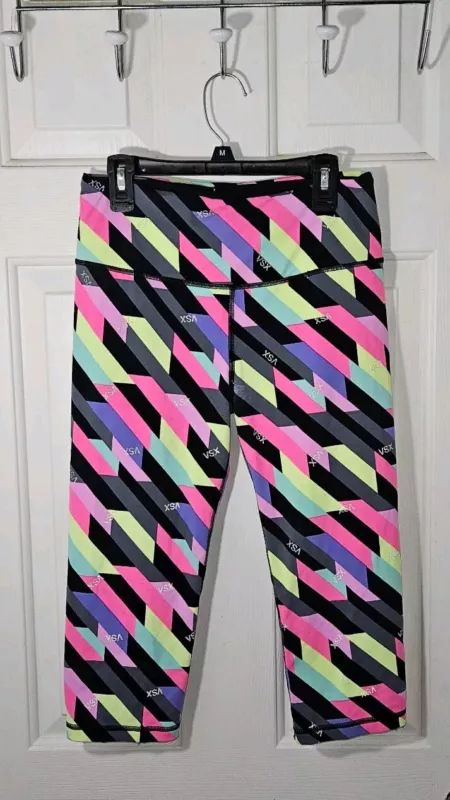 victoria-secret-vs knockout capri y2k print leggings