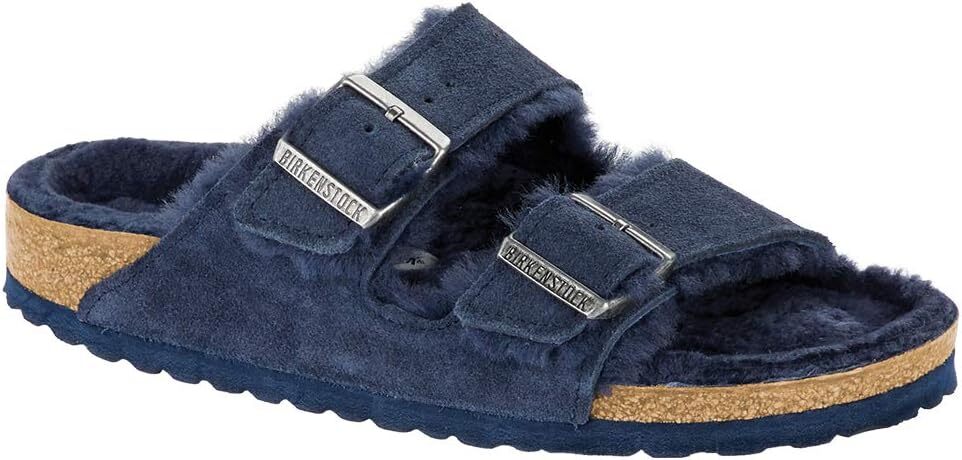 サンダル・ミュール BIRKENSTOCK ARIZONA - Suede lamb fur slipper Arizona Shearling Suede Leather Mink | BIRKENSTOCK