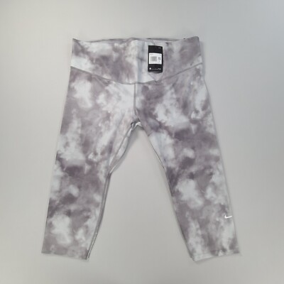 Nike Pants Womens Plus Size 2X Gray One Icon Clash Crop