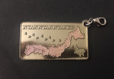nyan cat keychain