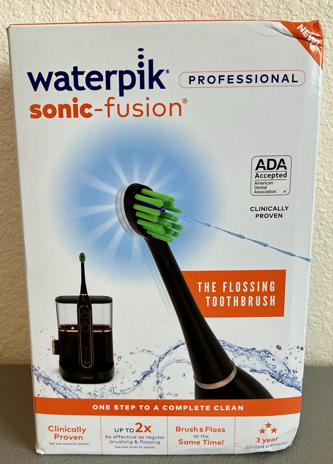 NOB Waterpik Professional Sonic-Fusion Electric Toothbrush &