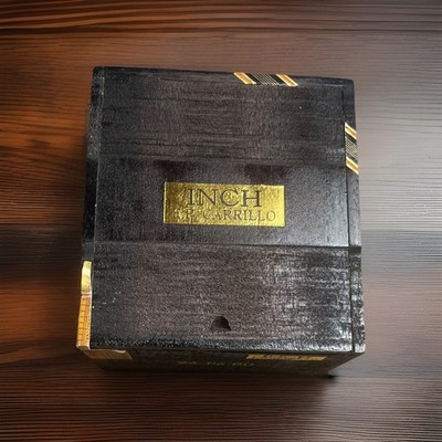 Empty Cigar Box E.P. Carrillo (24No60) Sliding Top & 20 vintage 4  matchsticks