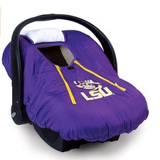   NCAA LSU TIGERS COZY COVER INFANT CARRIER COVER