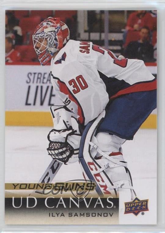 2018-19 Upper Deck UD Canvas Young Guns Ilya Samsonov #C227 0e3