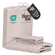 Duvet Cover Set - 100 Viscose Derived from Bamboo Duvet Cover Size, King Blush