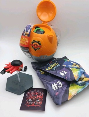 Netflix Sonic Prime Chaos Capsule Knuckles Figure New Yoke City - Egg Capsule 
