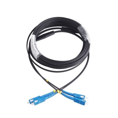 2 Core Single Mode SC to SC UPC Fiber Optic Patch Cord Simplex 3M/10M/20M