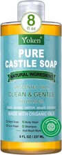 e Castile Liquid Soap Organic EWG Verified, Unscented, , Made with