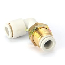 5pcs SMC KQ2LE12-00A Bulkhead Union Elbow,90 Deg,12mm,Tube