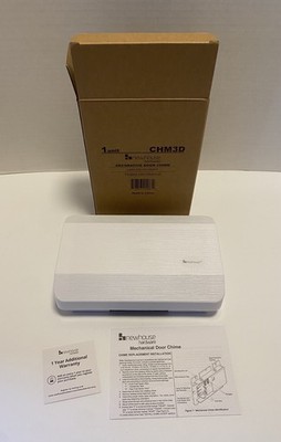 Newhouse Hardware CHM3D Decorative Door Chime New Open Box White 