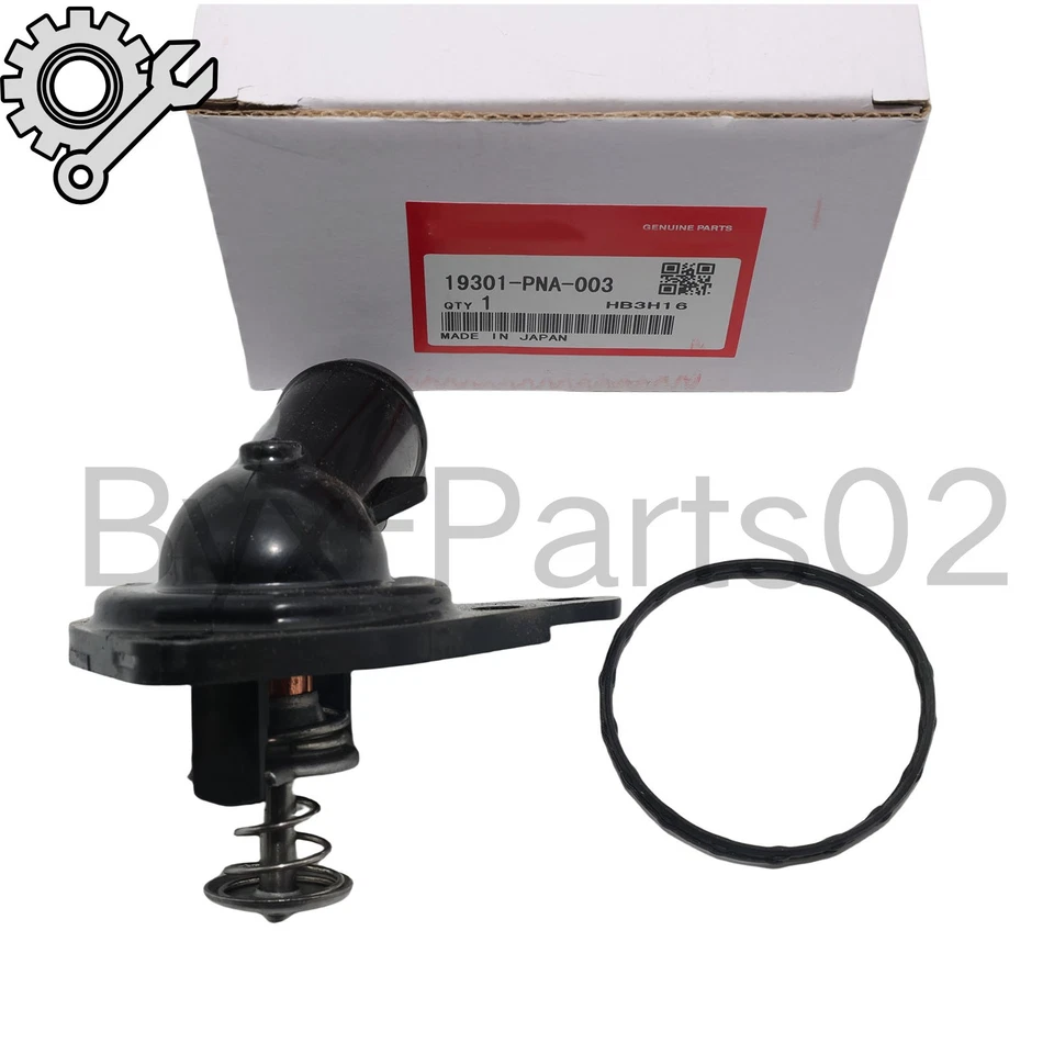 NEW OEM 19301-PNA-003 Engine Coolant Thermostat & Gasket For Honda Civic CR-V Foto 4 de 4