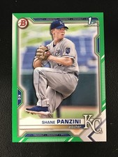 2021 Bowman Draft #BD-36 Shane Panzini Kansas City Royals Green /99