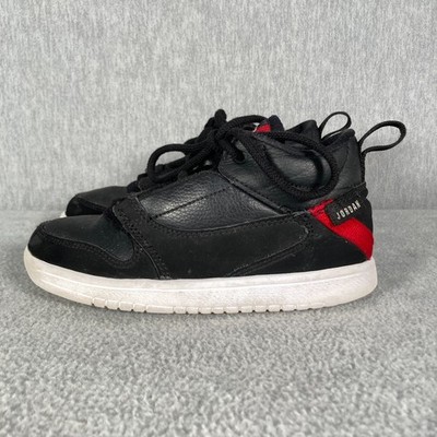 NIKE Air Jordan Fadeaway PS Sneaker Boys 12C Black Gym Red AO1330-016