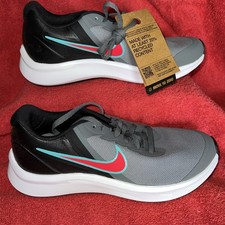 Nike Star Runner 3 GS 'Black Smoke Grey' DA2776-008 Kids Shoes New In Box Size 5