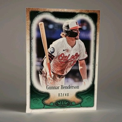2026 Topps Tier One - Gunnar Henderson /40 - #38 Baltimore Orioles  Green Foil