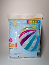 NEW Intex Jumbo Beach Ball 42" Inflatable Multi-Color Stripes