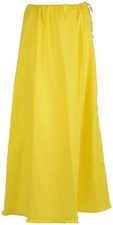 Women's Saree Cotton Readymade Underskirt Petticoat Yellow Color