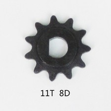 Sprocket 8mm Inner diameter 11 Teeth High Speed Motor D Type Mounting Hole