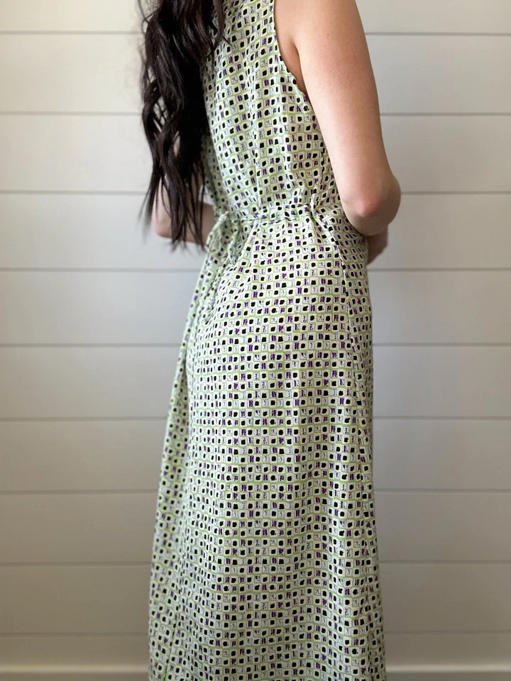 Jacklyn Smith Classics Vintage 90s Geometric Sundress Maxi - Image 2 of 4