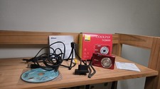 Nikon Coolpix S2800 Digital Camera RED – Complete in Box – Tested & Working