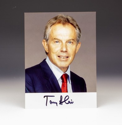 Rt Hon Tony Blair Labour Premierminister und Abgeordneter - signed Foto Autogramm