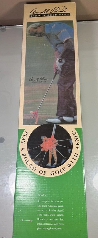 Arnold Palmer Indoor Golf Game Set "A Round of Golf With Arnold Palmer"