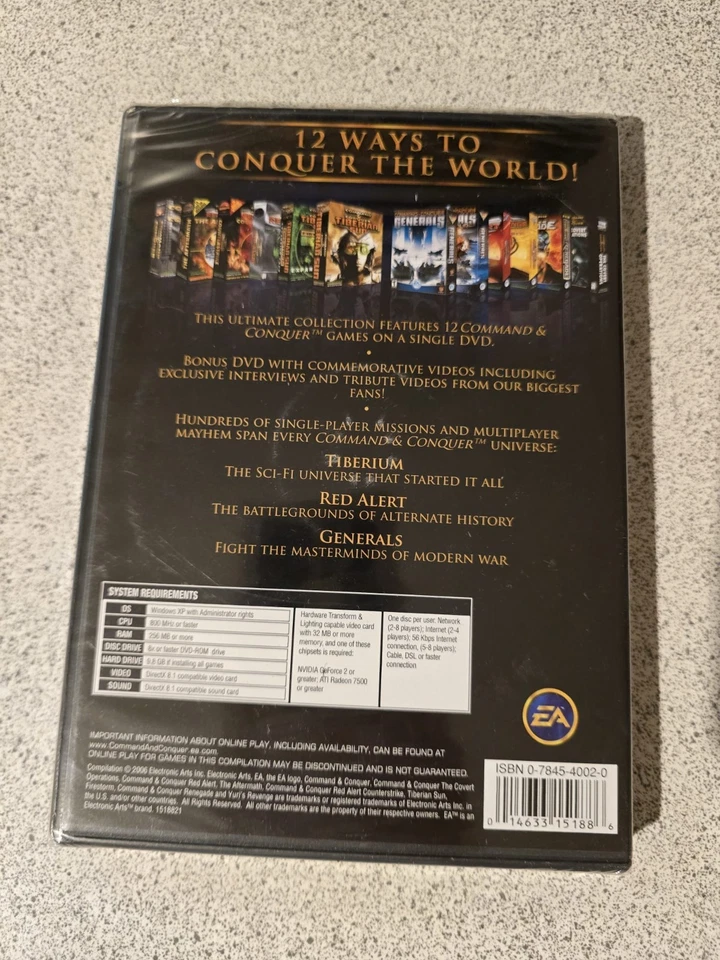 Command & Conquer The First Decade PC DVD-ROM – Brand New Sealed - Image 2 of 2
