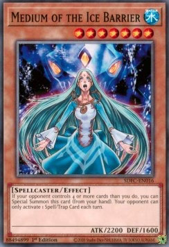 YuGiOh Medium of the Ice Barrier SDFC-EN016 Common Englisch Neu 1st