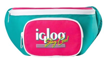 Insulated Retro Fanny Pack 3 Can Cooler Fashion Crossbody Bag Travel Hip NWT