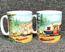 Caravan mug (His and Hers) Can include your name on mug.